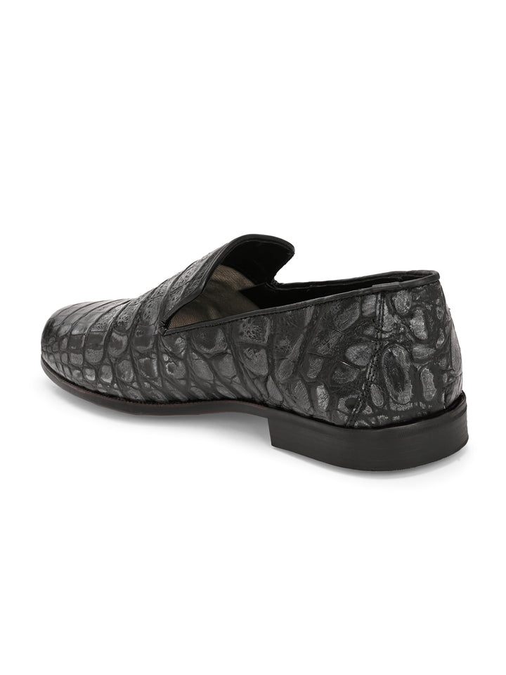 Carlo Romano Genuine Premium Leather | Croco Print Design Shoes for Men