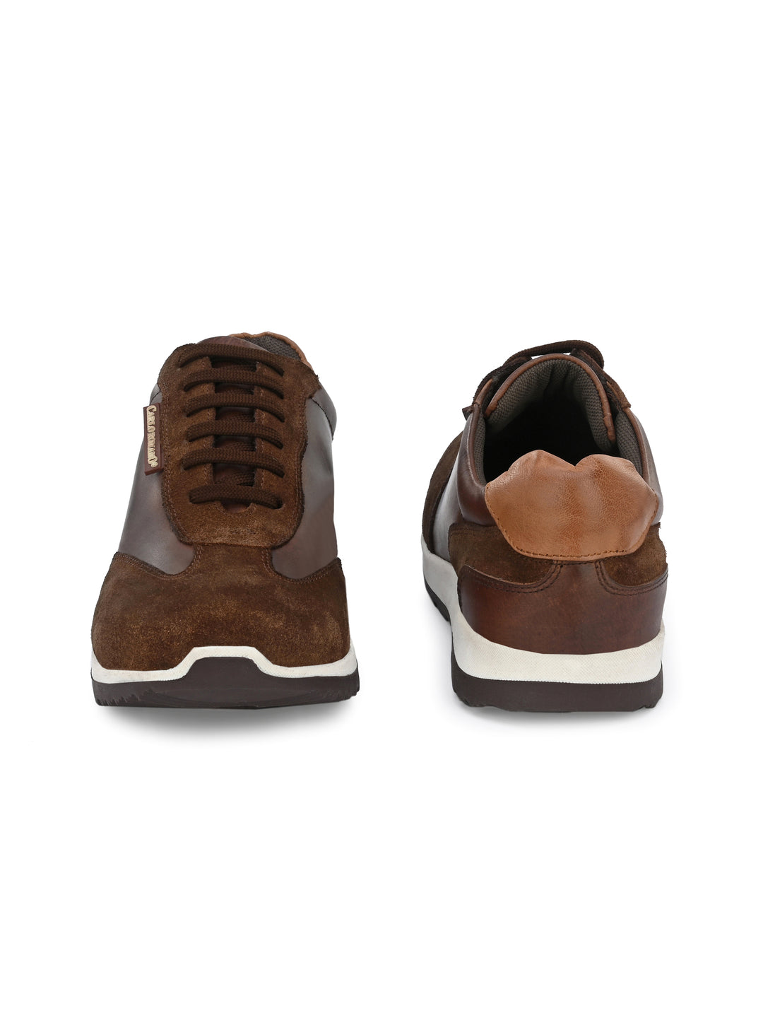 Men's Genuine Sude Leather Lace up Casual Sneaker Shoe / Carlo Goose Collection