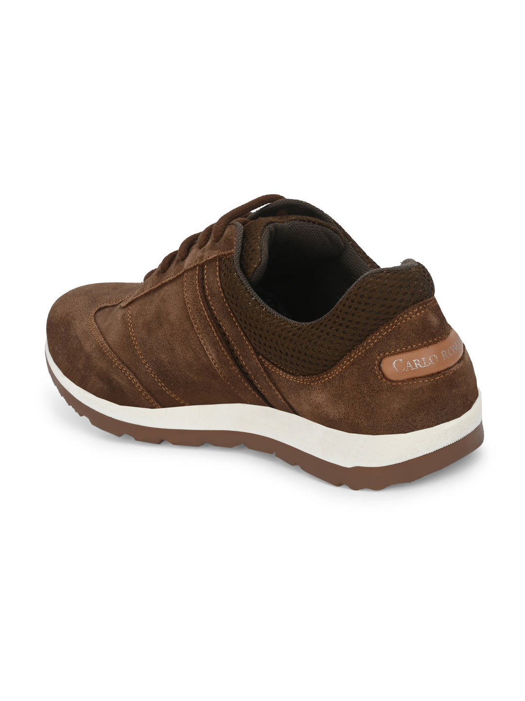 Men's Genuine Sude Leather Lace up Casual Sneaker Shoe / Carlo Goose Collection