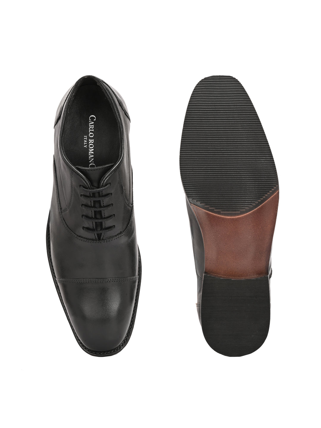 CARLO ROMANO GENUINE LEATHER LACE UP SHOE FOR MEN