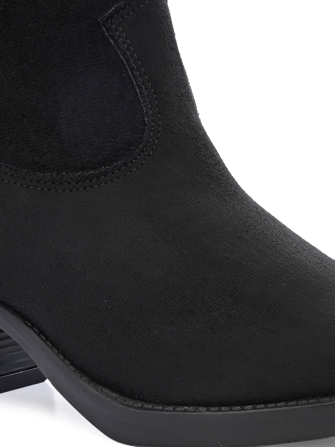 Women Vegan Leather Western Ankle Boots