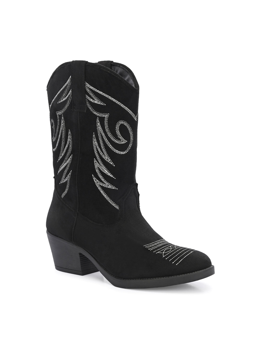 Women Vegan Leather Cow Boot