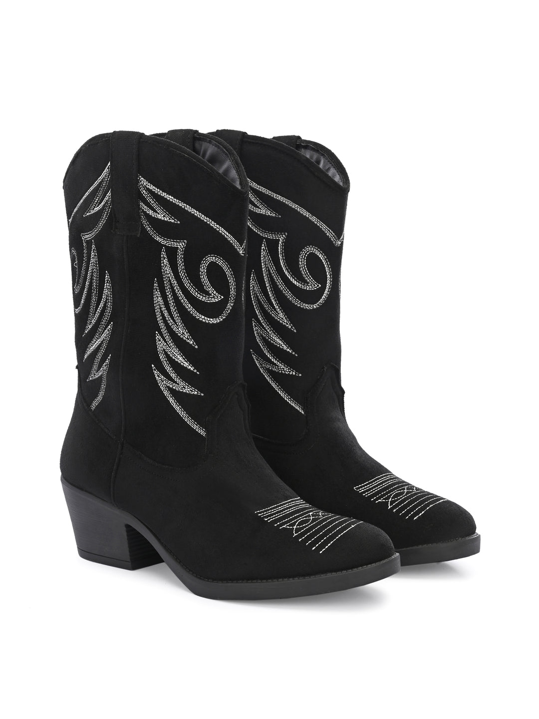 Women Vegan Leather Cow Boot