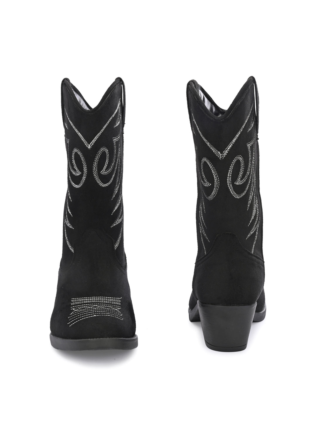 Women Vegan Leather Cow Boot