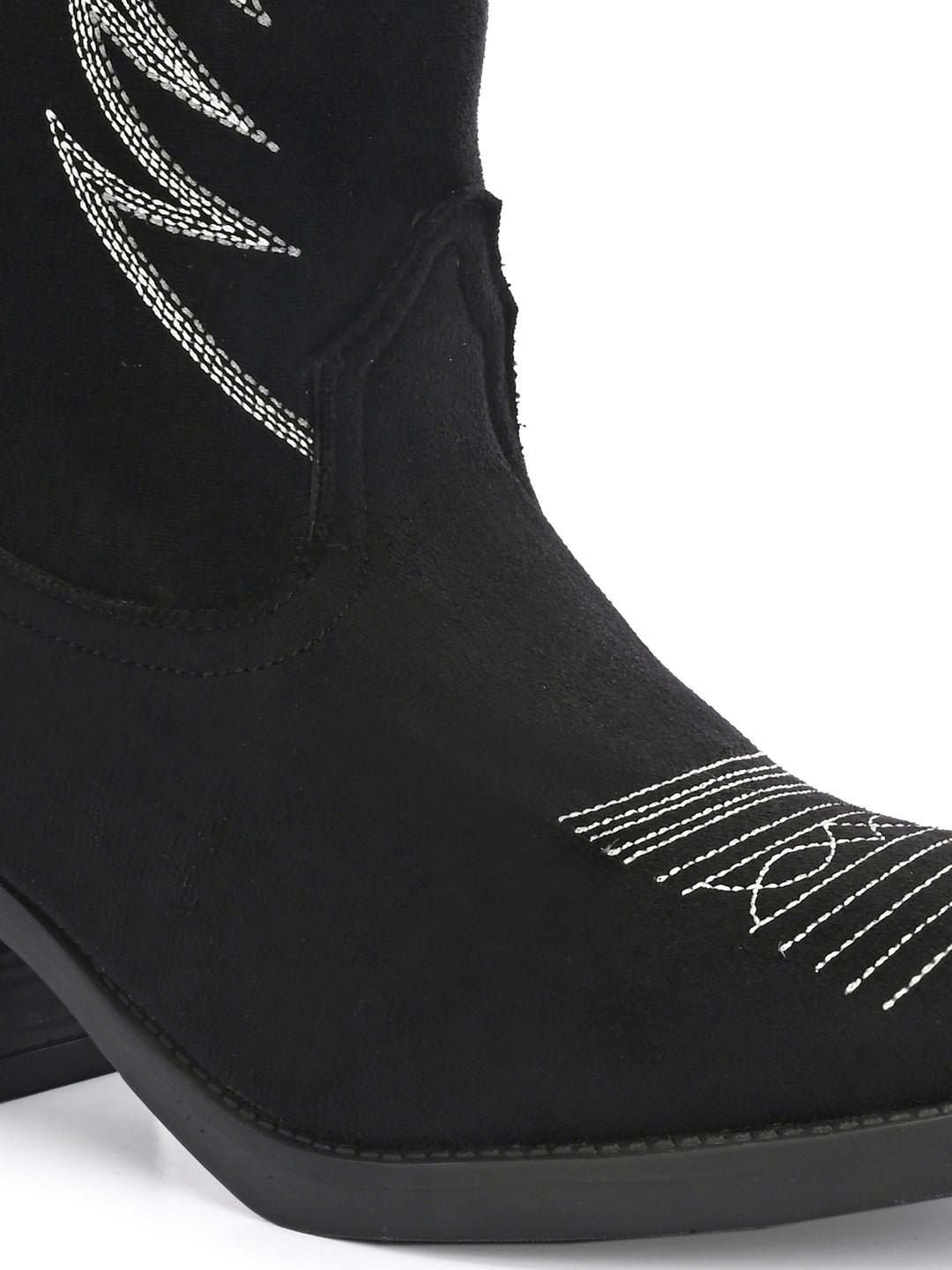 Women Vegan Leather Cow Boot