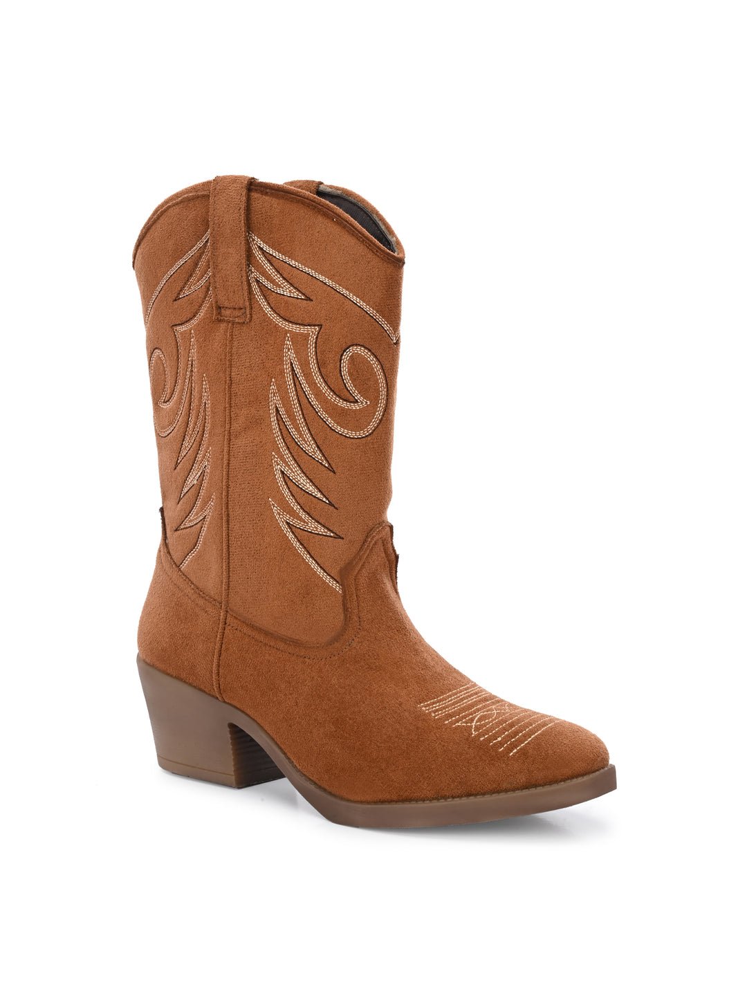 Women Vegan Leather Cow Boot
