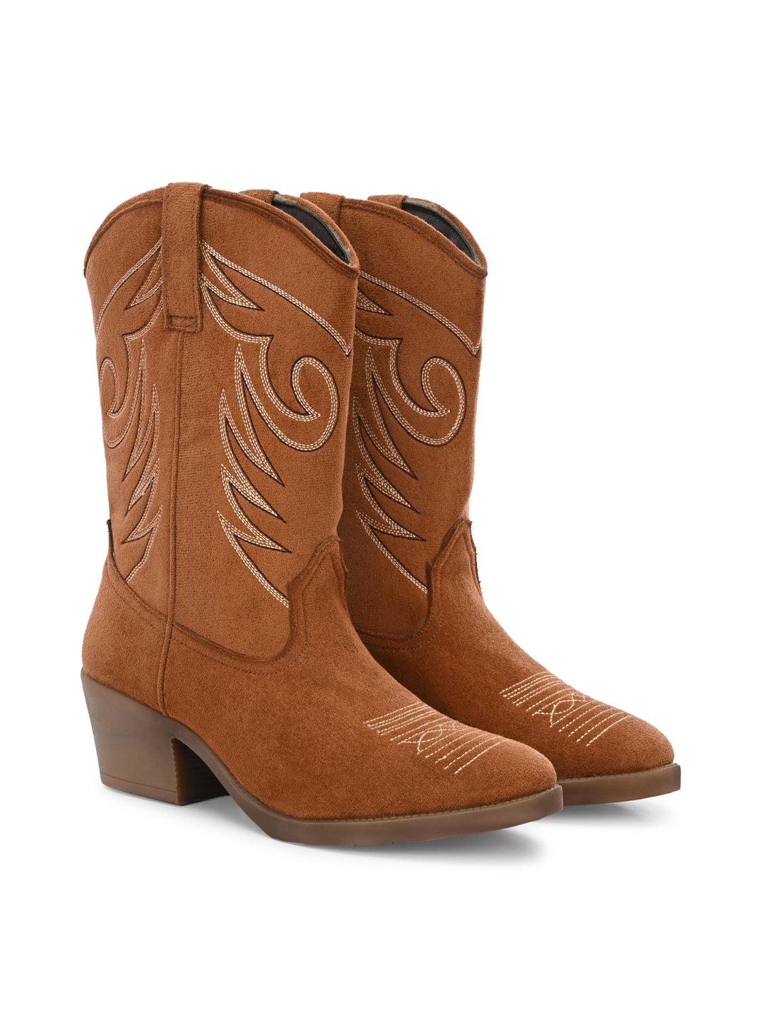 Women Vegan Leather Cow Boot