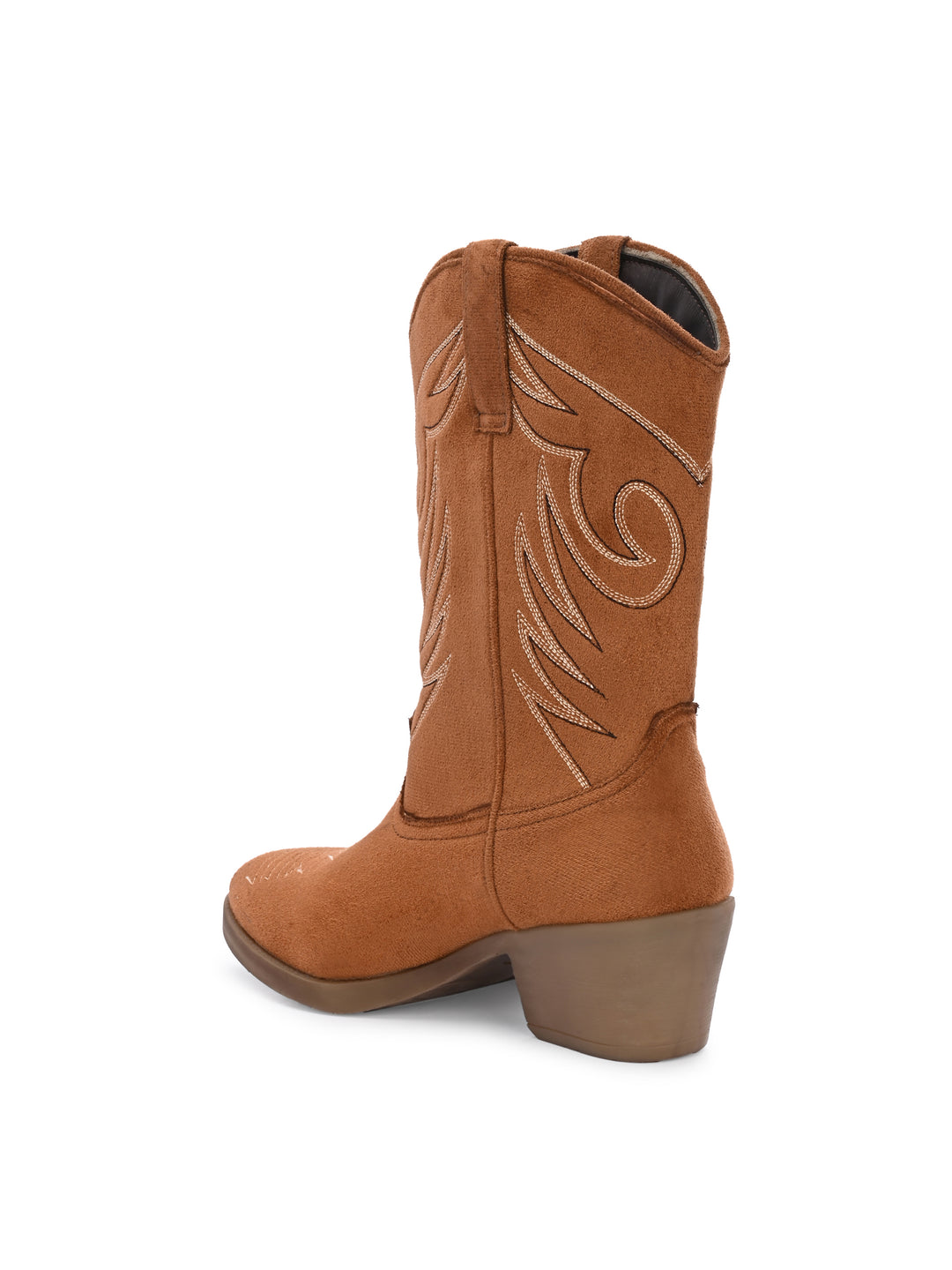 Women Vegan Leather Cow Boot