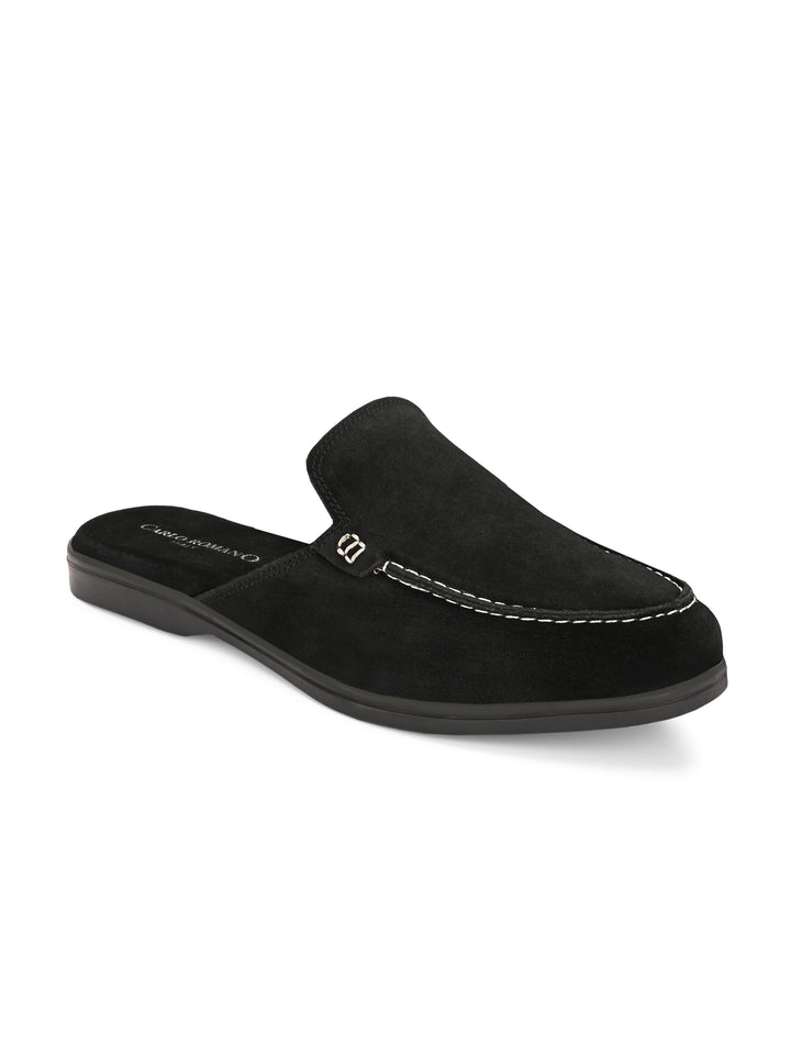 CARLO ROMANO BY WASAN PREMIUM STYLISH LEATHER MULES FOR MENS