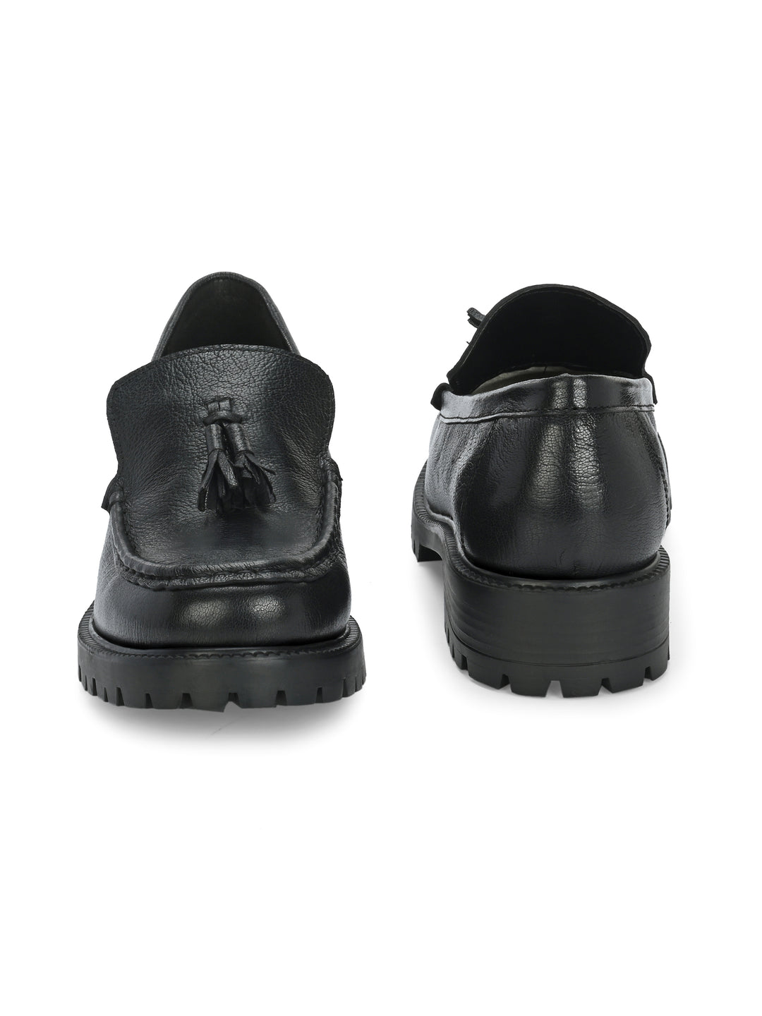 CARLO ROMANO BY WASAN GENUINE LEATHER BLACK COLOUR MOCCASIN FOR  WOMEN