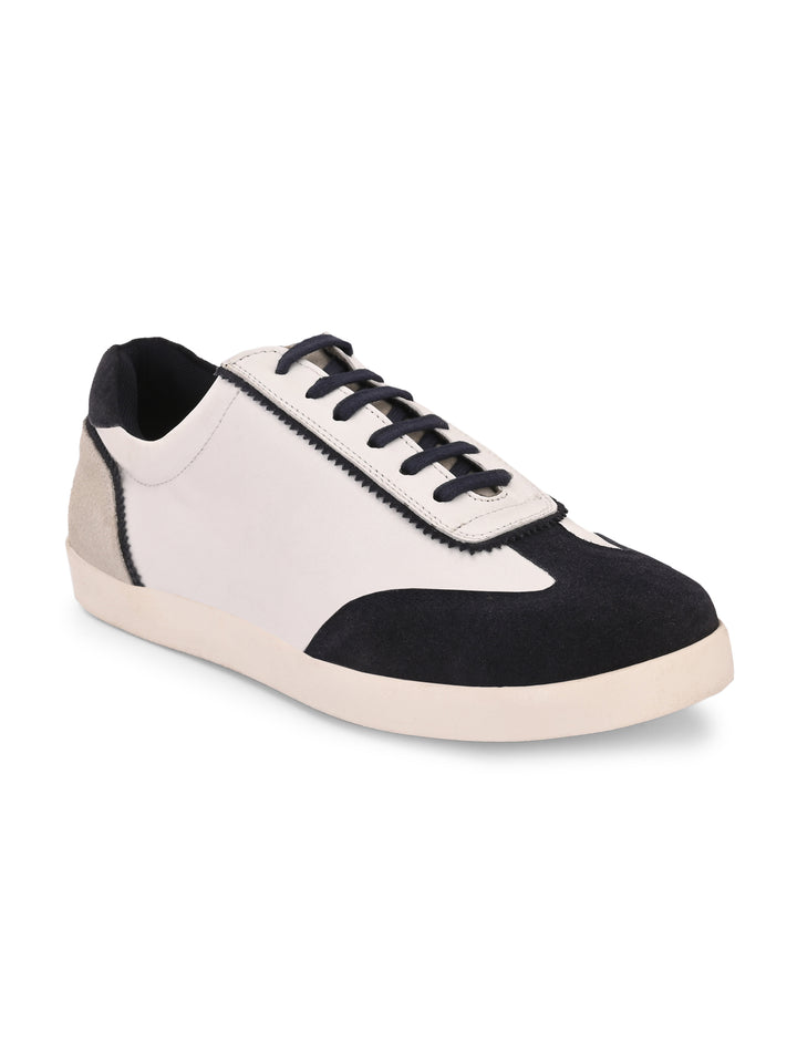 Men's Genuine Sheep/Suede Lace up Casual Sneaker Shoe
