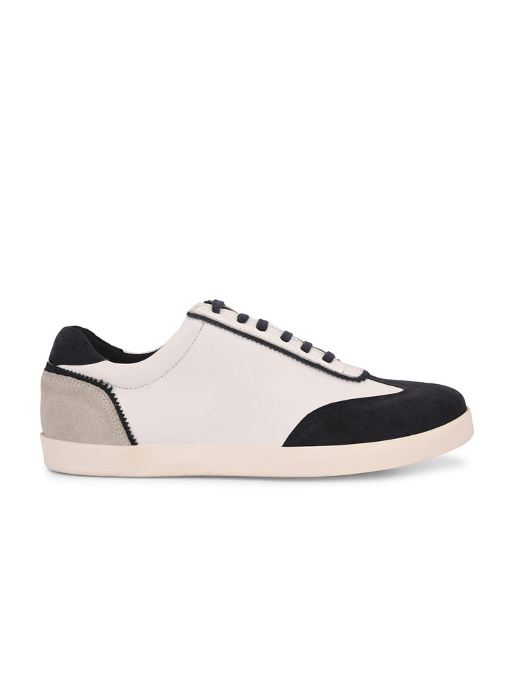 Men's Genuine Sheep/Suede Lace up Casual Sneaker Shoe