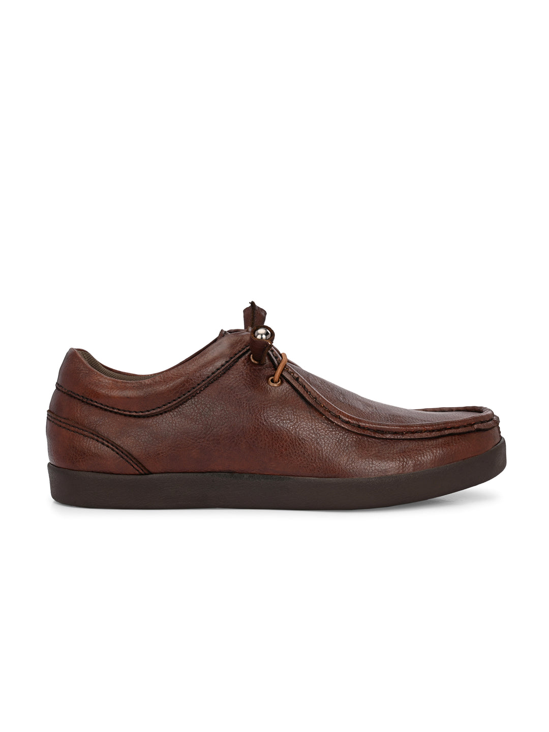Mens Vegan leather Lace up Casual Sneaker