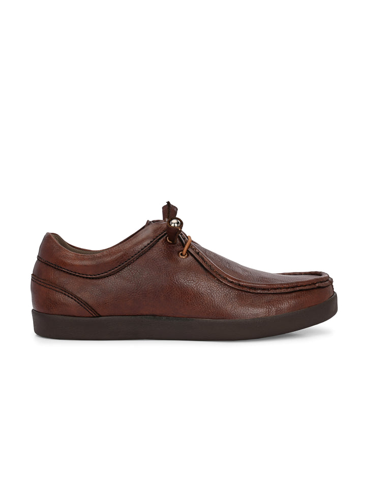 Mens Vegan leather Lace up Casual Sneaker