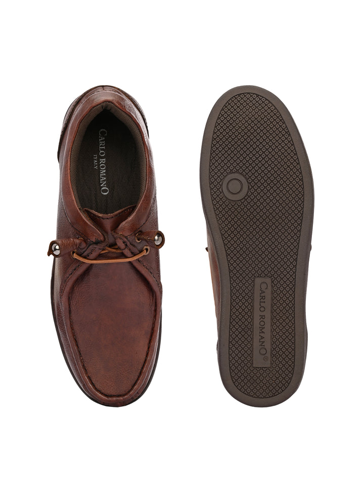 Mens Vegan leather Lace up Casual Sneaker