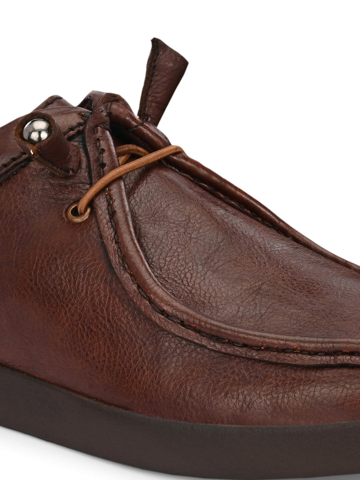 Mens Vegan leather Lace up Casual Sneaker