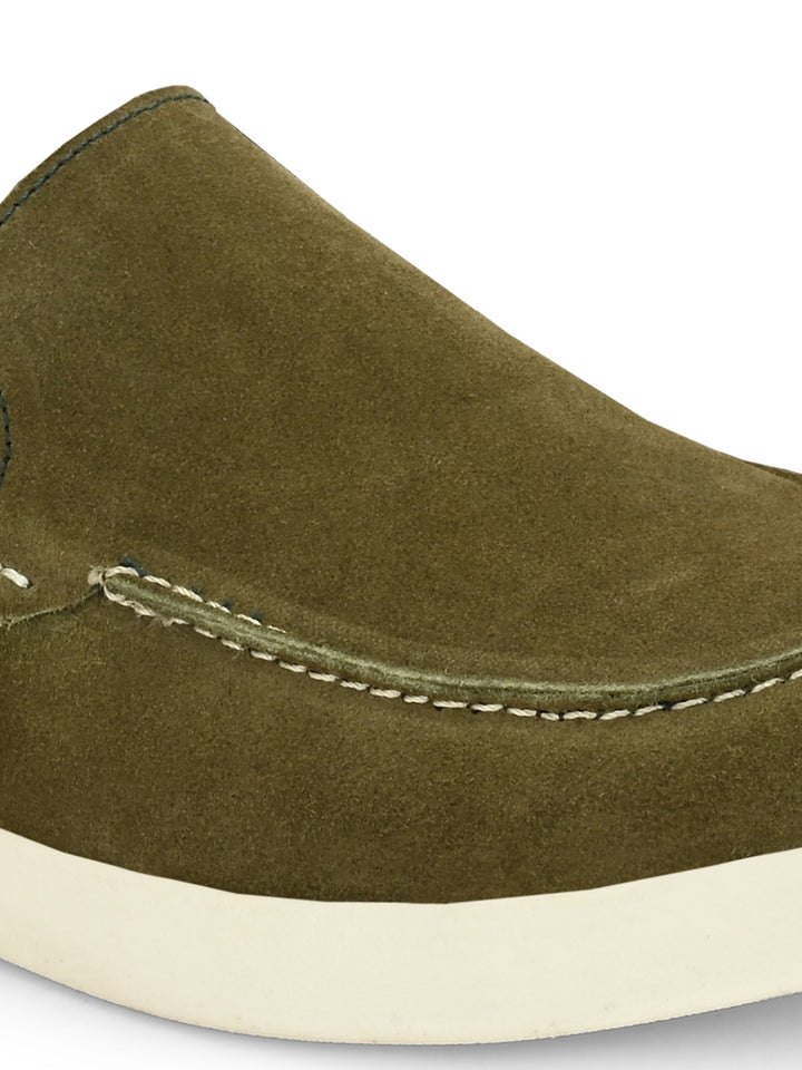 CARLO ROMANO BEIGE COLOR SUEDE LEATHER STYLISH SHOES FOR MEN