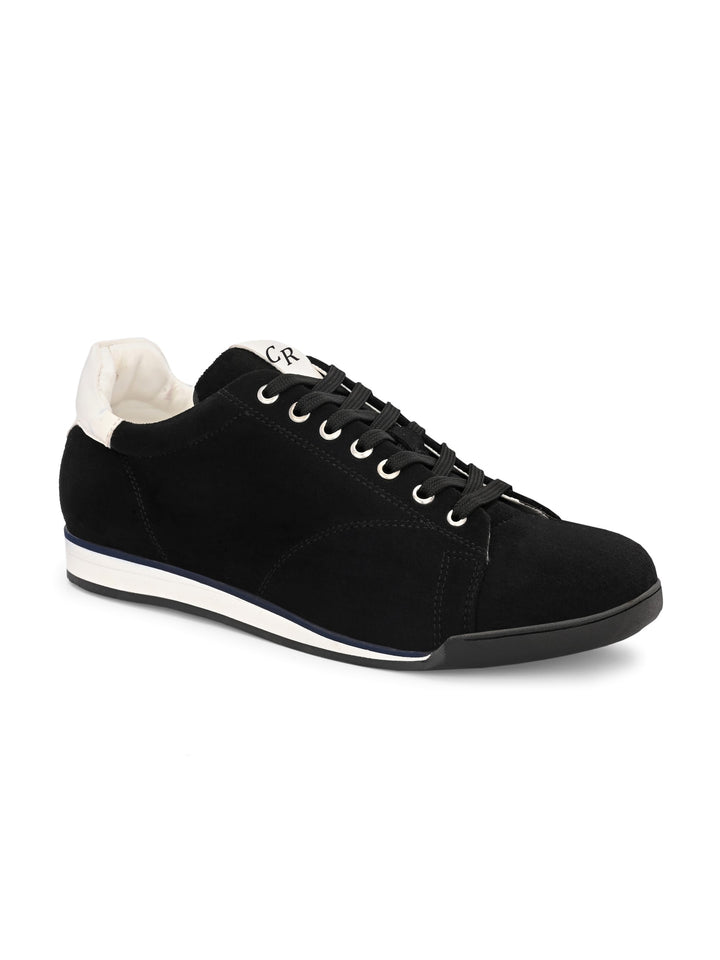 Mens Vegan leather Lace up Casual Sneaker