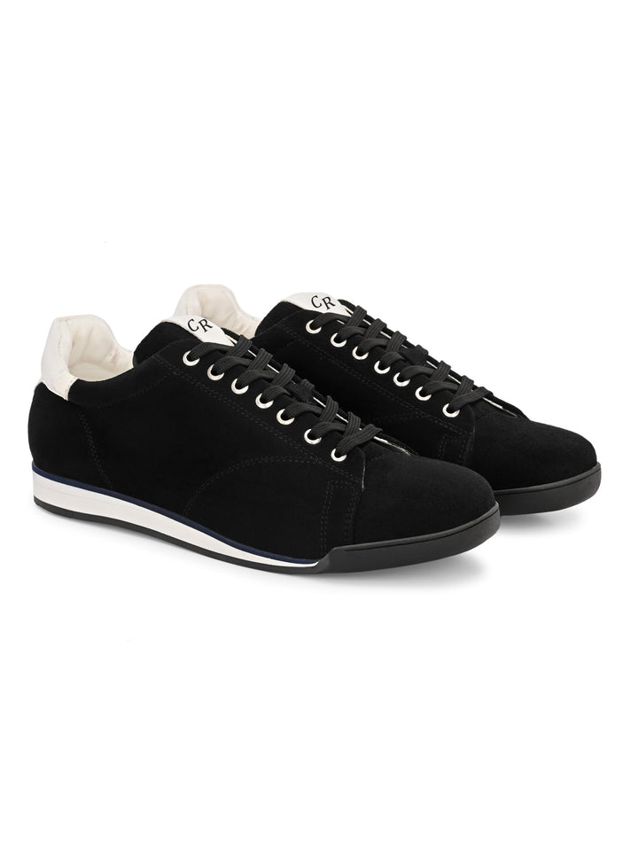 Mens Vegan leather Lace up Casual Sneaker