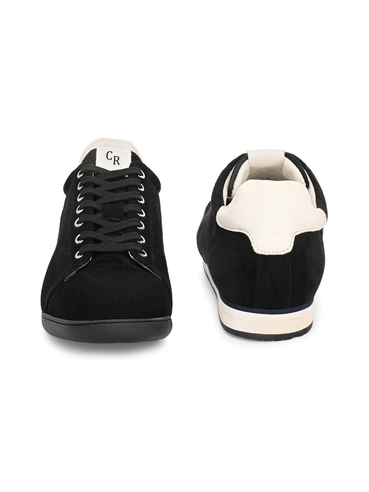 Mens Vegan leather Lace up Casual Sneaker