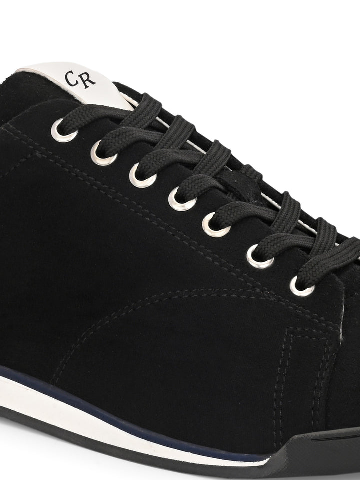 Mens Vegan leather Lace up Casual Sneaker