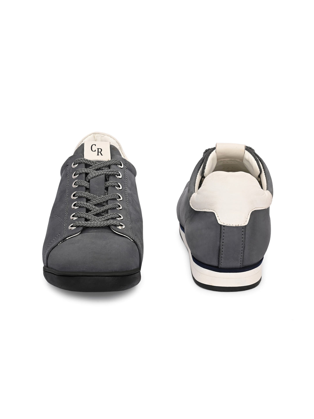 Mens Nubuck leather Lace up Casual Sneaker