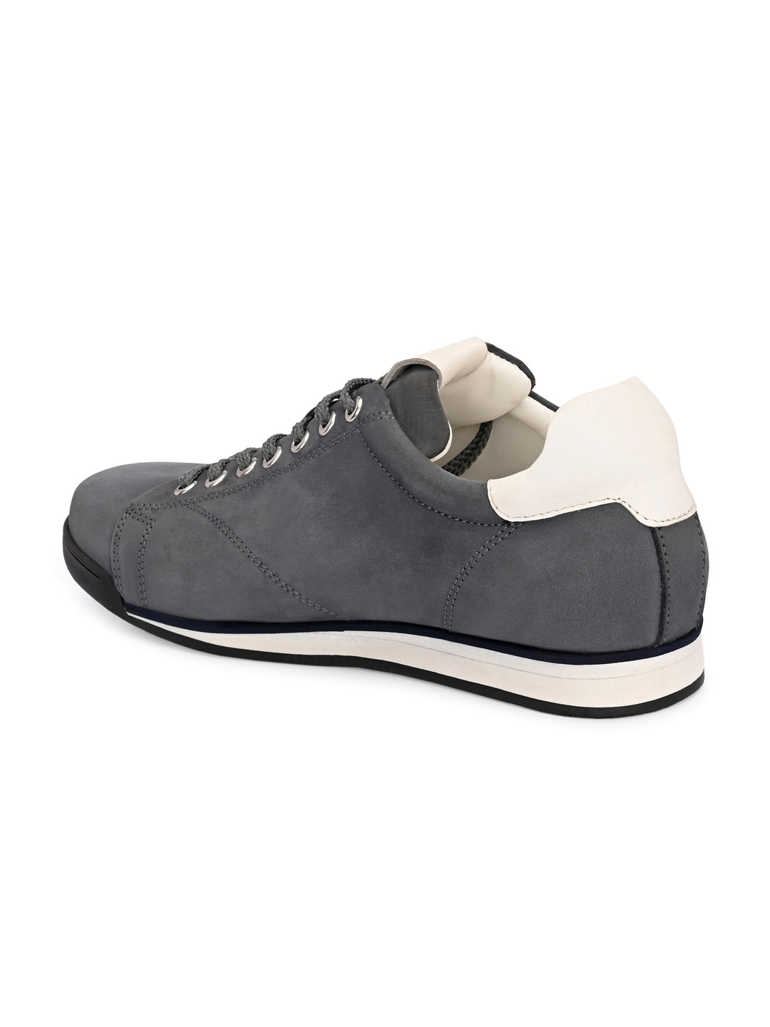 Mens Nubuck leather Lace up Casual Sneaker