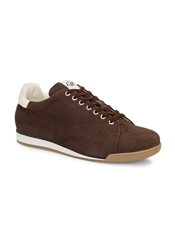 Mens Vegan leather Lace up Casual Sneaker