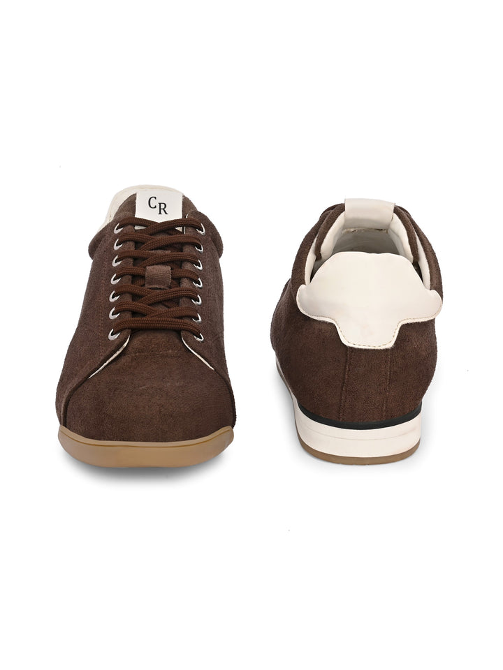 Mens Vegan leather Lace up Casual Sneaker