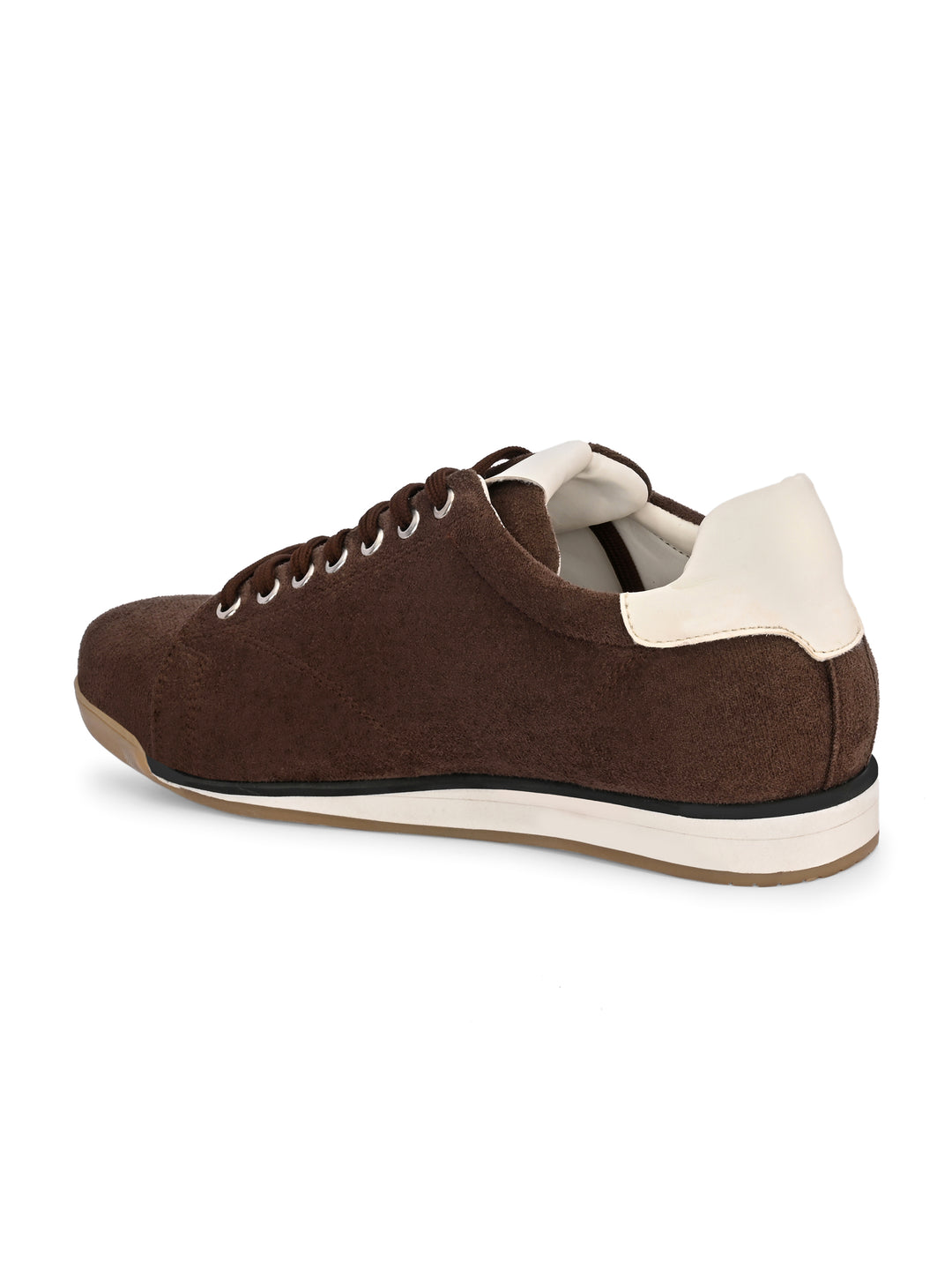 Mens Vegan leather Lace up Casual Sneaker