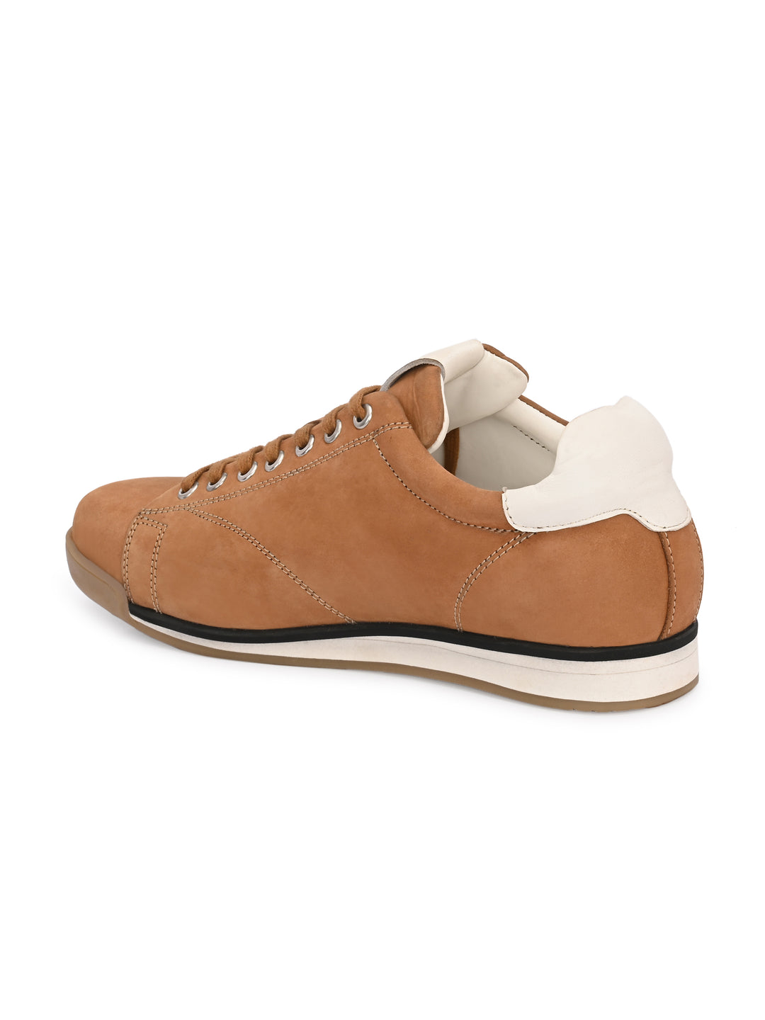 Mens Nubuck leather Lace up Casual Sneaker