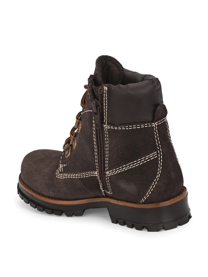 CARLO ROMANO by Wasan Shoes Boys/Girls Genuine Suede Leather Boot