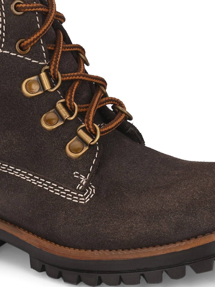 CARLO ROMANO by Wasan Shoes Boys/Girls Genuine Suede Leather Boot